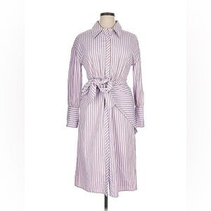 Paisie Chic Striped Long Sleeve Dress